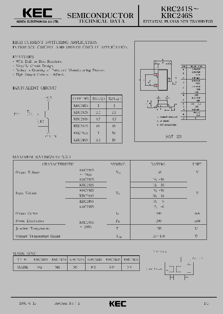 KRC242S_164040.PDF Datasheet