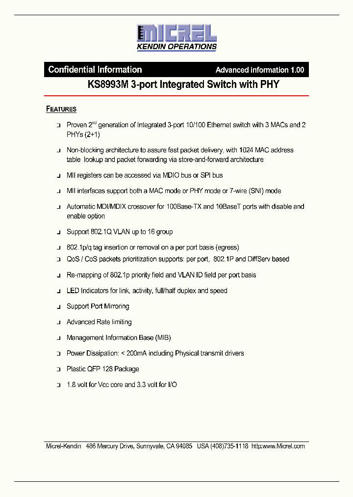 KS8993_261675.PDF Datasheet