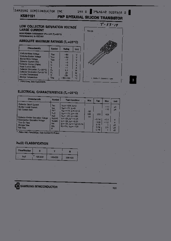KSB1151_194106.PDF Datasheet