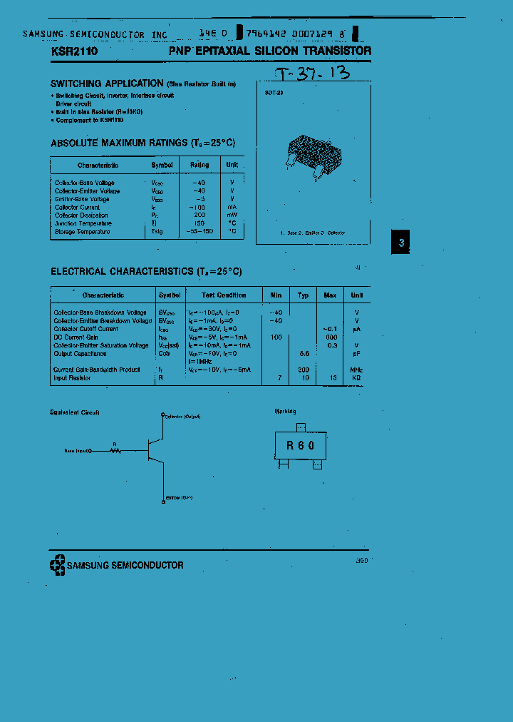 KSR2110_261258.PDF Datasheet