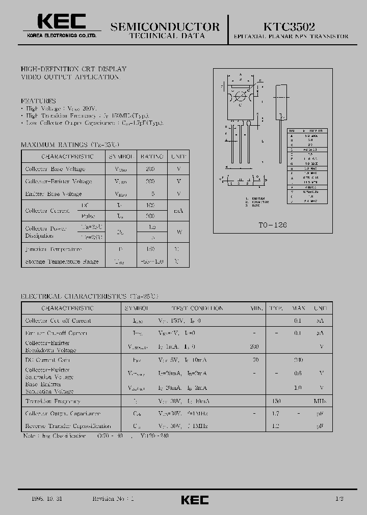 KTC3502_214545.PDF Datasheet