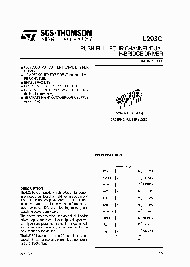 L293C_239649.PDF Datasheet
