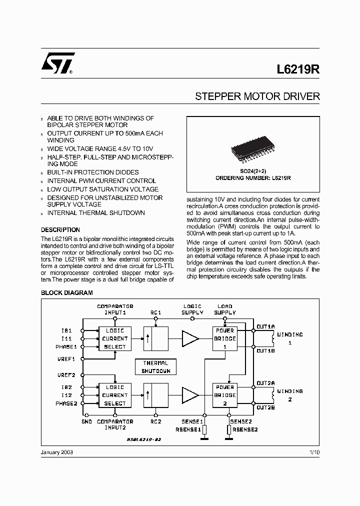 L6219R_256164.PDF Datasheet