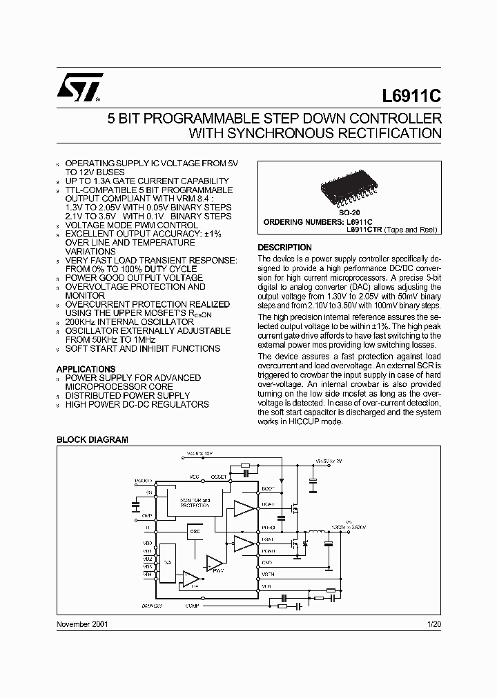 L6911CTR_243378.PDF Datasheet
