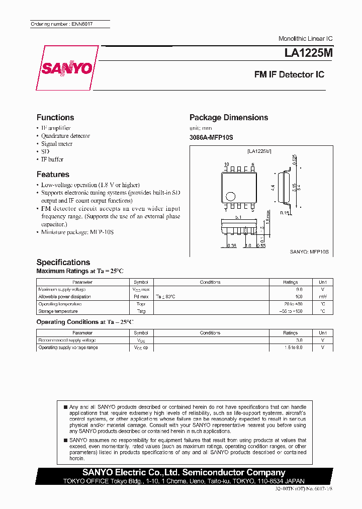 LA1225M_296138.PDF Datasheet