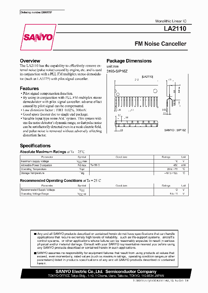 LA2110_282271.PDF Datasheet