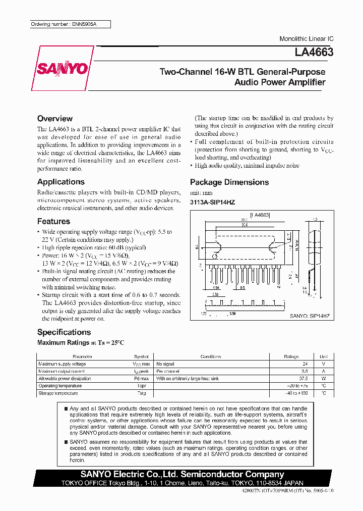 LA4663_247948.PDF Datasheet
