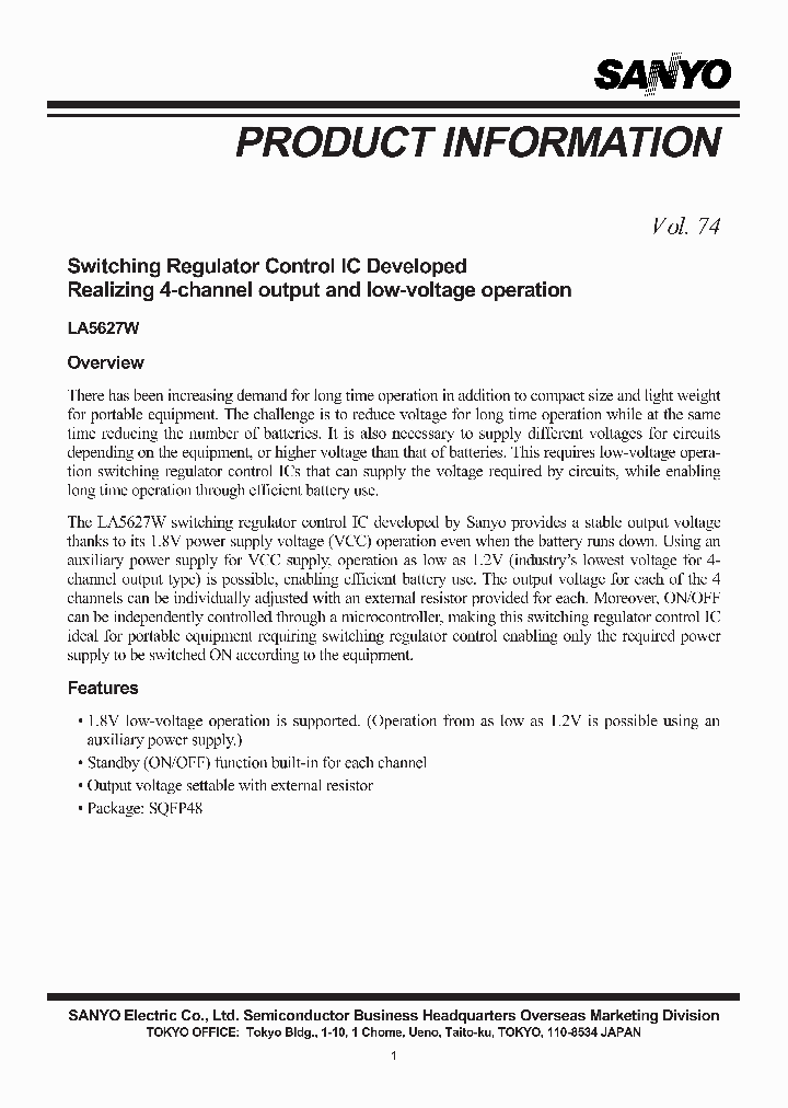 LA5627W_261403.PDF Datasheet