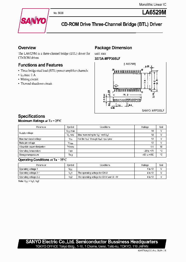 LA6529M_265293.PDF Datasheet