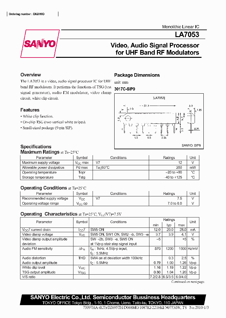 LA7053_106712.PDF Datasheet