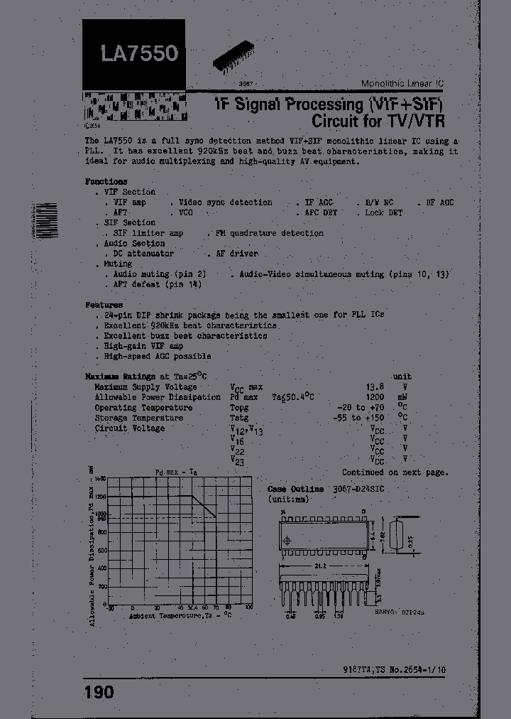 LA7550_259657.PDF Datasheet