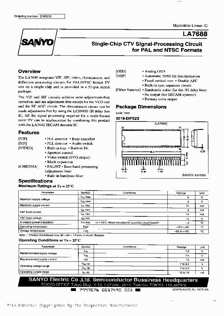 LA7688NBSP_284162.PDF Datasheet