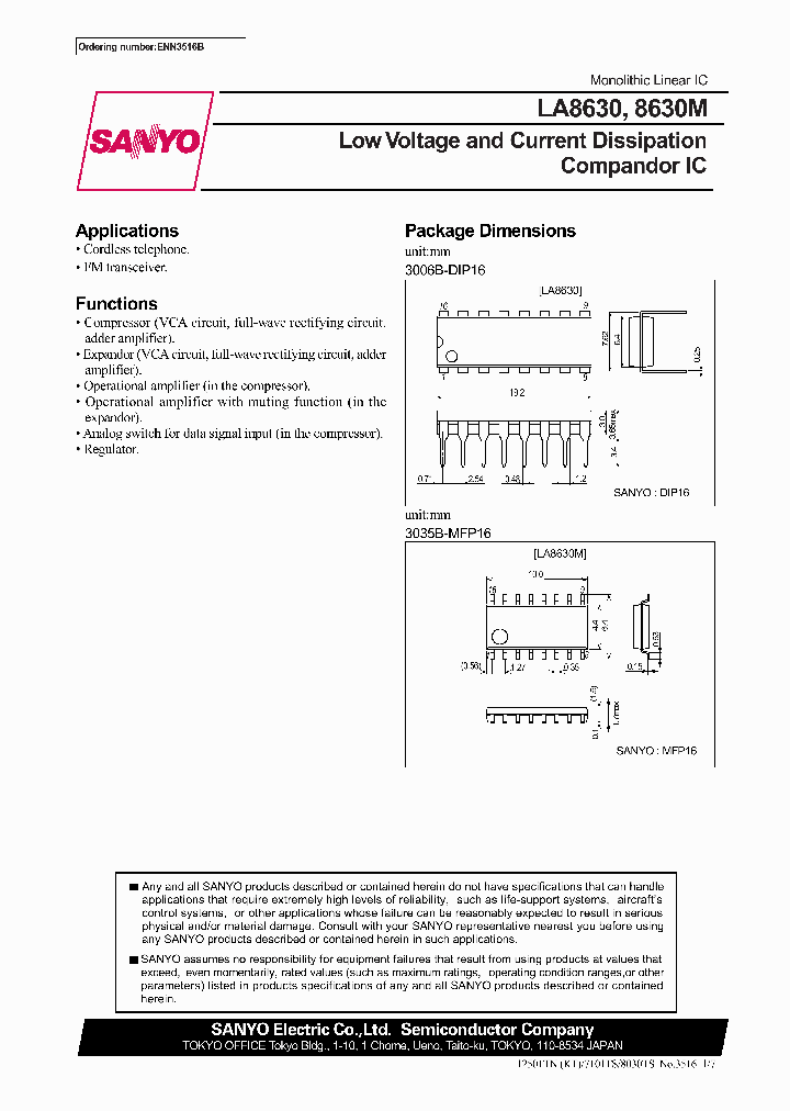 LA8630M_289649.PDF Datasheet