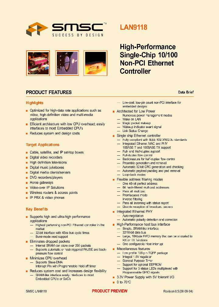 LAN9118_286806.PDF Datasheet