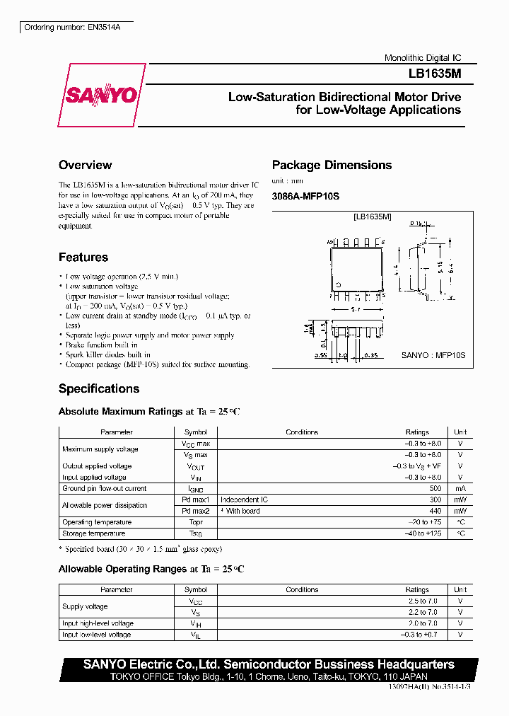 LB1635M_210679.PDF Datasheet