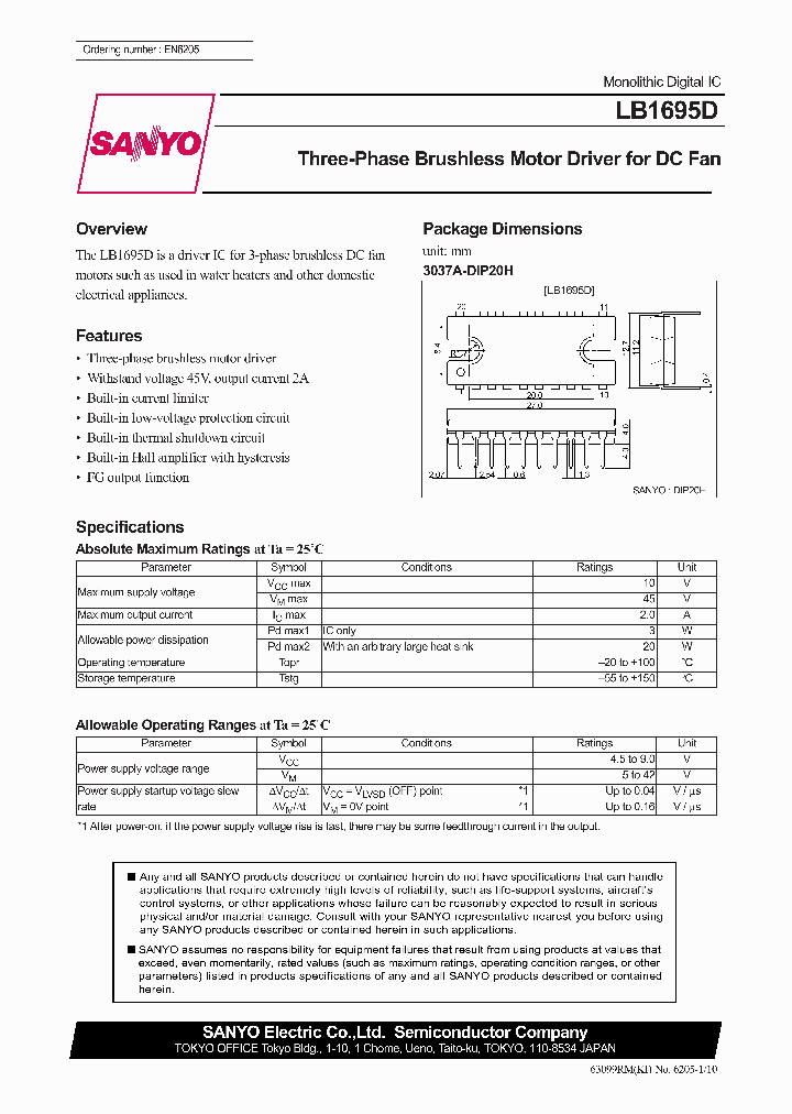 LB1695D_293908.PDF Datasheet