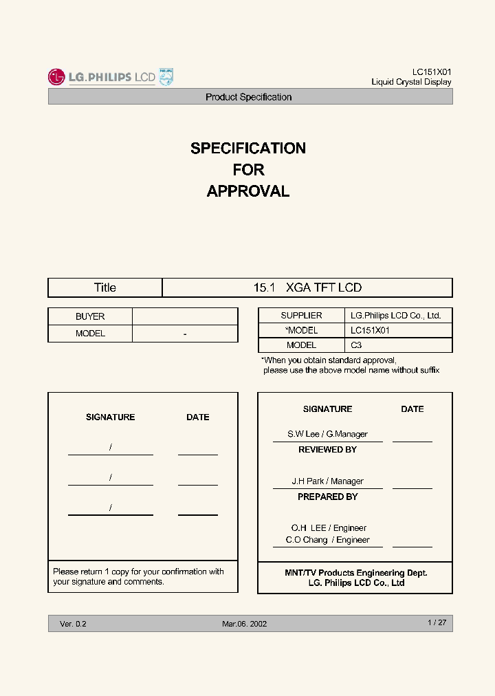 LC151X01_279602.PDF Datasheet