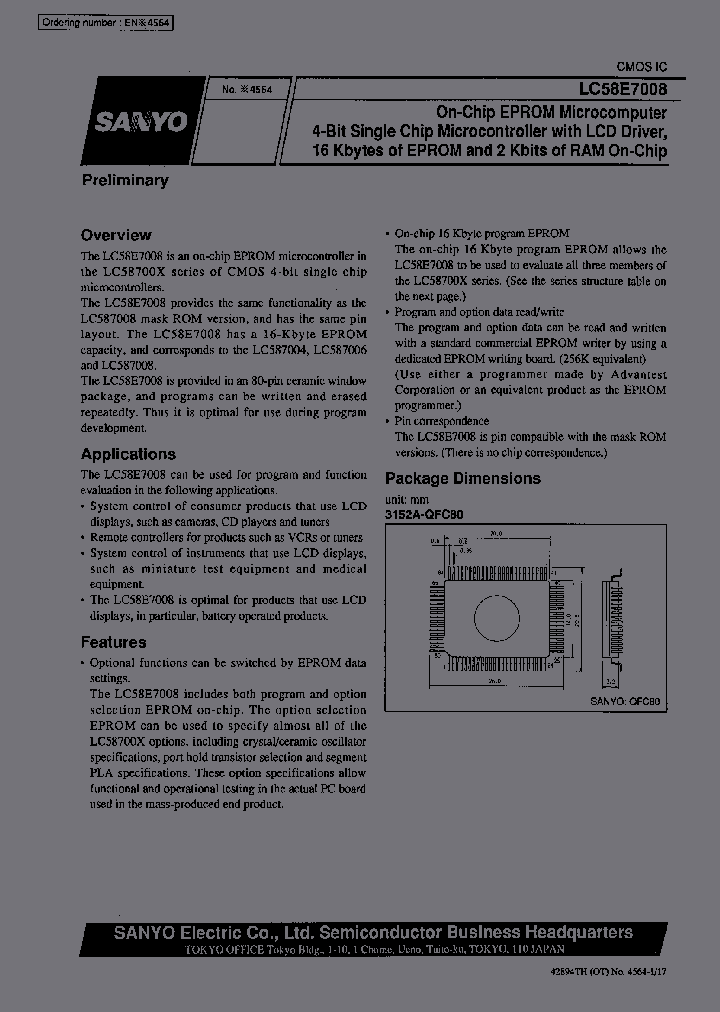 LC58E7004_259439.PDF Datasheet