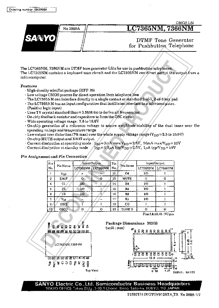 LC7365NM_258413.PDF Datasheet