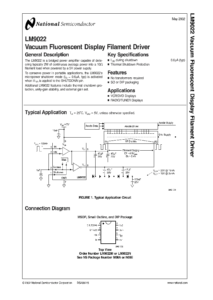 LM9022M_200607.PDF Datasheet