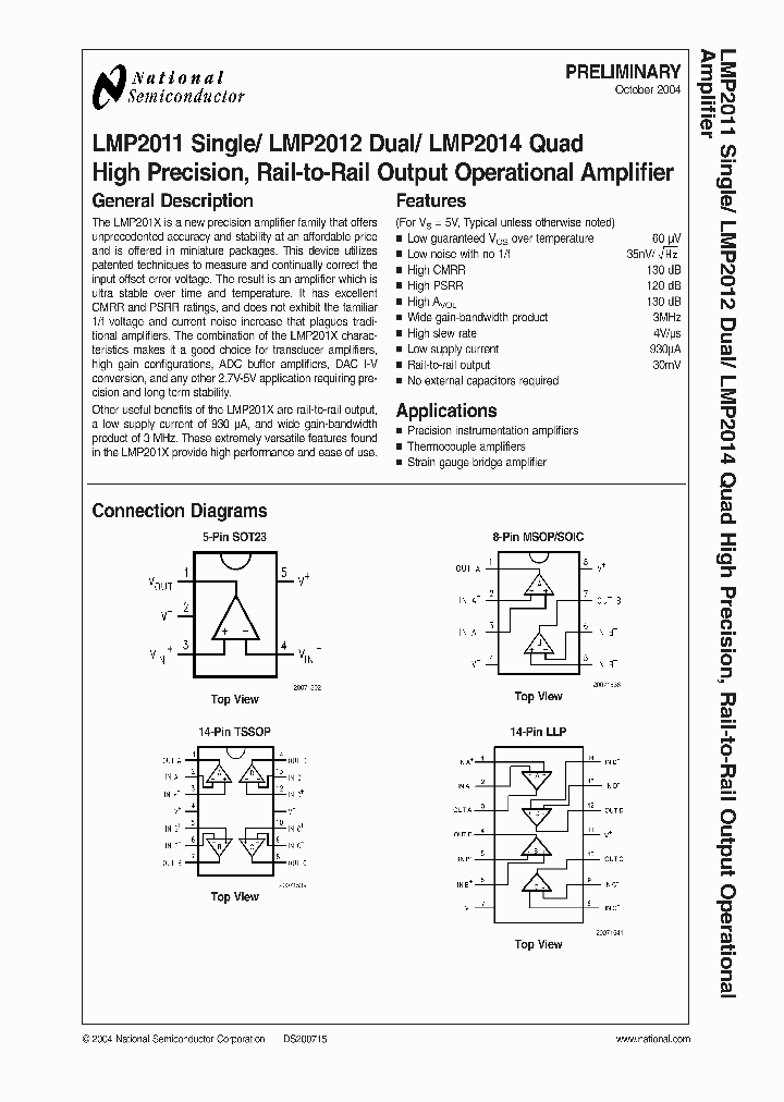 LMP2011LMP2012LMP2014_250934.PDF Datasheet