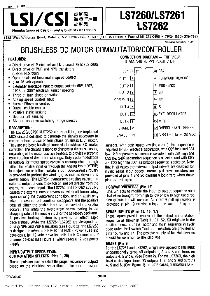 LS7261C_203178.PDF Datasheet
