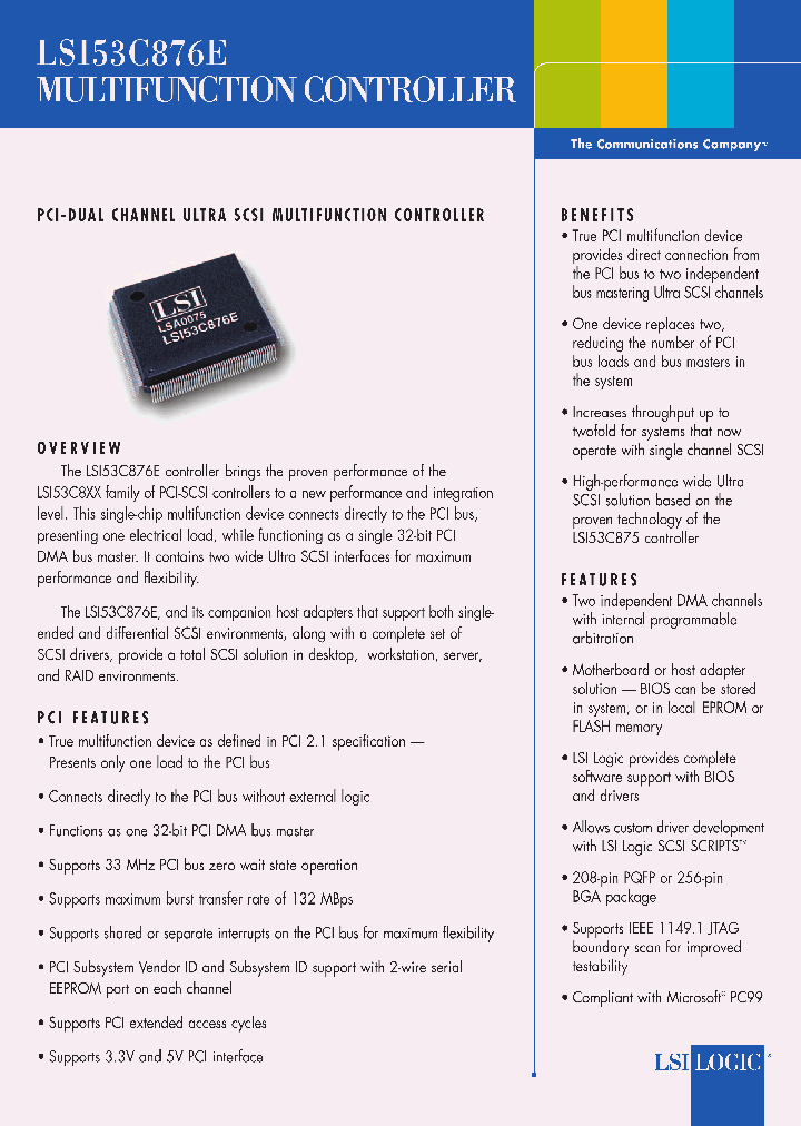 LSI53C876E_304840.PDF Datasheet