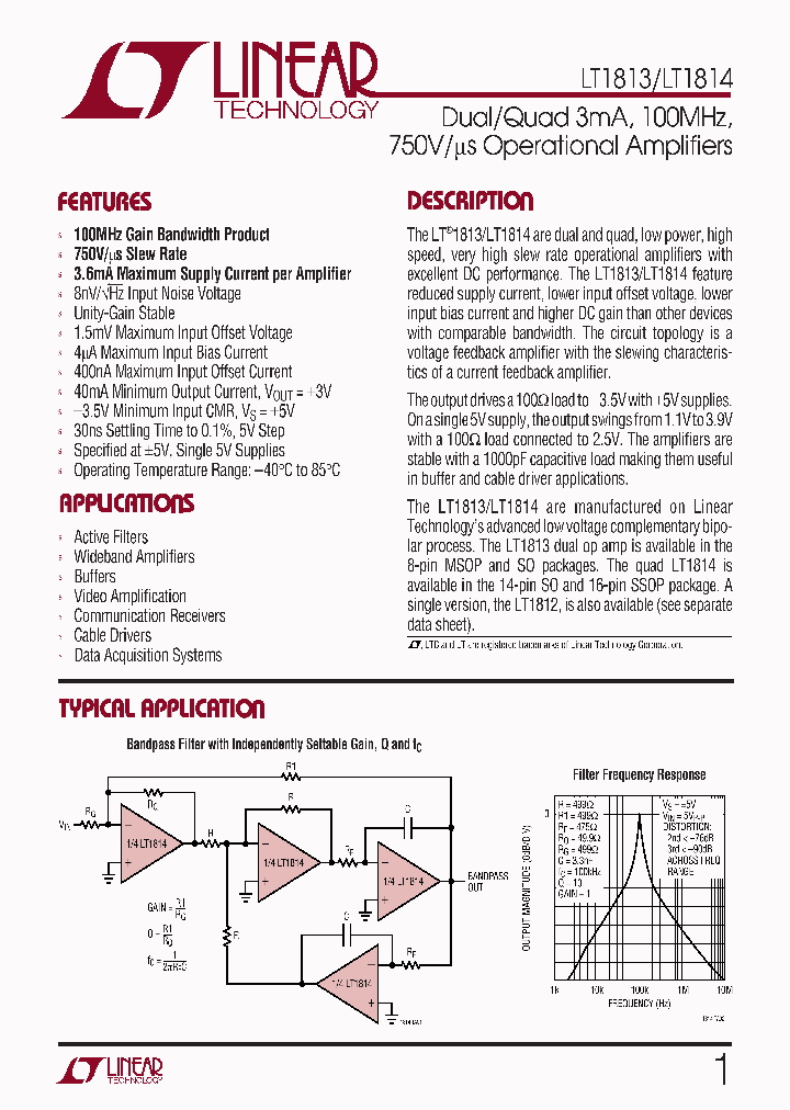 LT1814_218411.PDF Datasheet