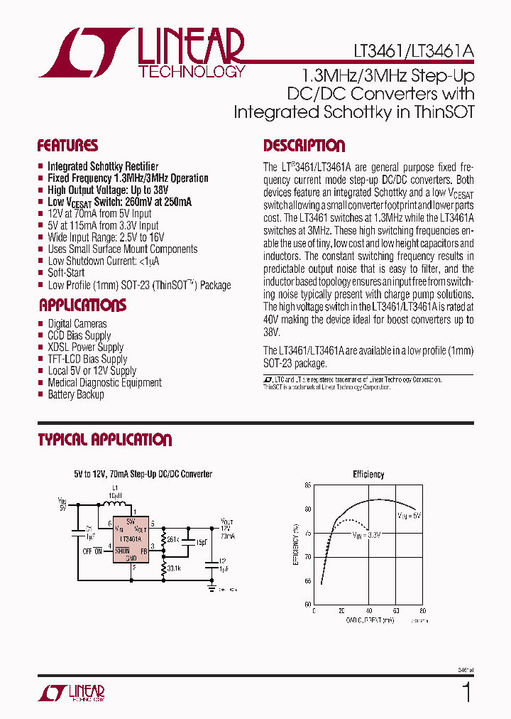 LT3461_278390.PDF Datasheet
