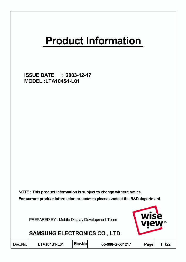LTA104S1-L01_288762.PDF Datasheet