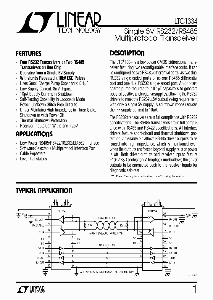 LTC1334_294077.PDF Datasheet