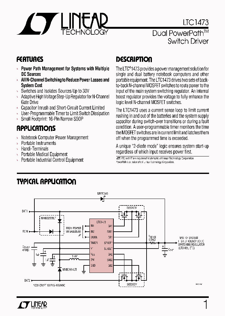 LTC1473_291745.PDF Datasheet