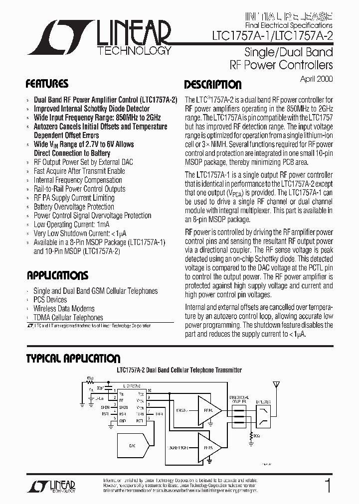 LTC1757A_292097.PDF Datasheet
