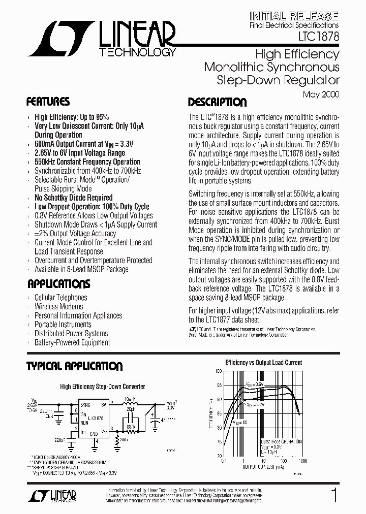 LTC1878_241032.PDF Datasheet