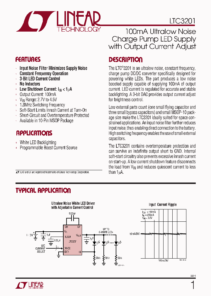 LTC3201_286242.PDF Datasheet