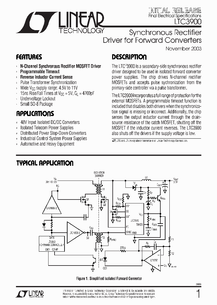 LTC3900_267306.PDF Datasheet