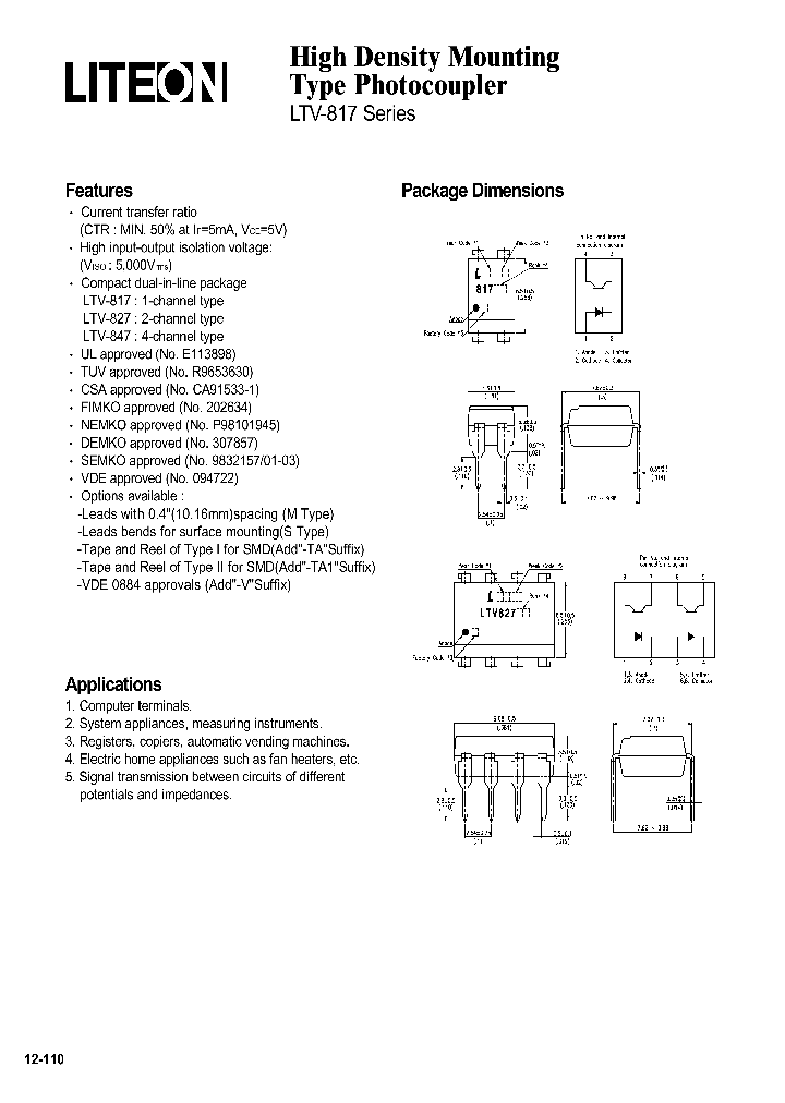 LTV817MV_302828.PDF Datasheet