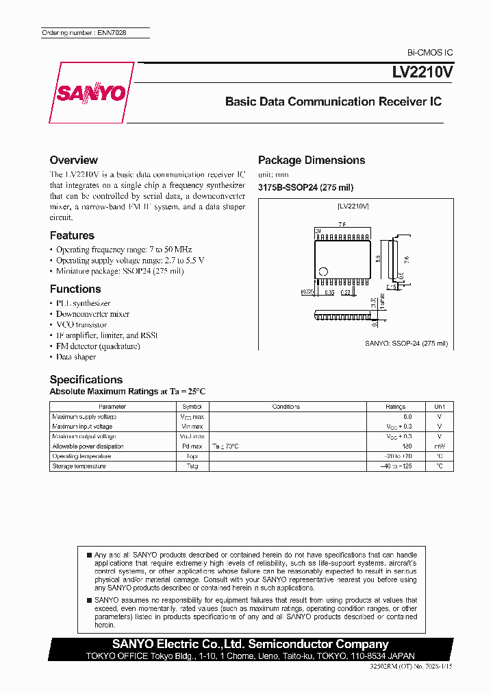 LV2210V_275313.PDF Datasheet