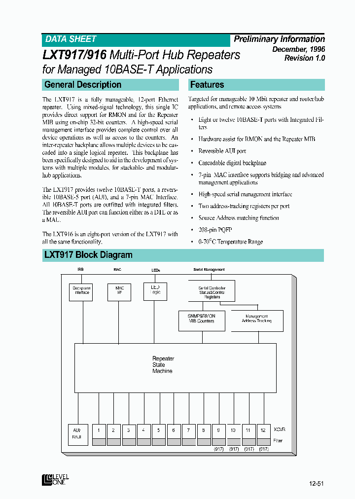 LXT917_247916.PDF Datasheet