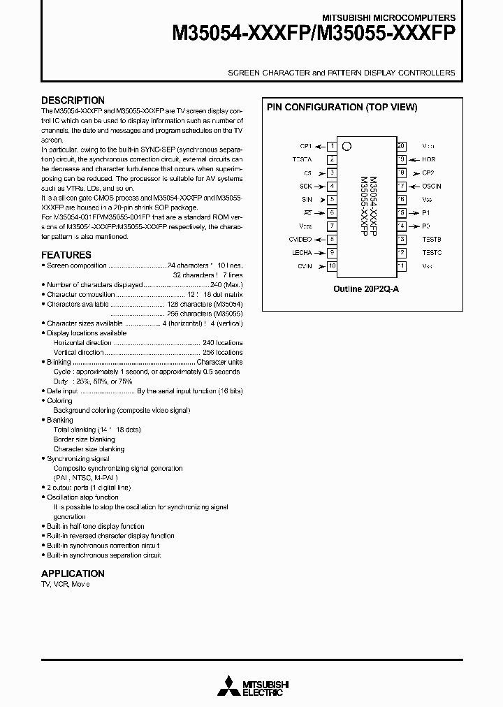 M35055-XXXFP_185365.PDF Datasheet