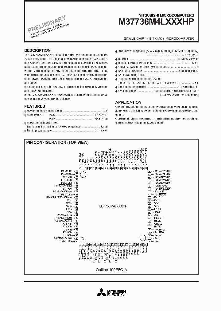 M37736M4LXXXHP_275230.PDF Datasheet