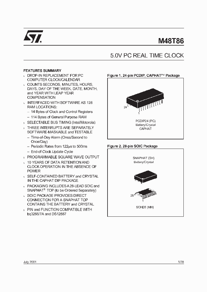 M48T86MH1_266608.PDF Datasheet