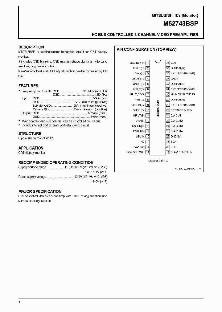 M52743BSP_118391.PDF Datasheet