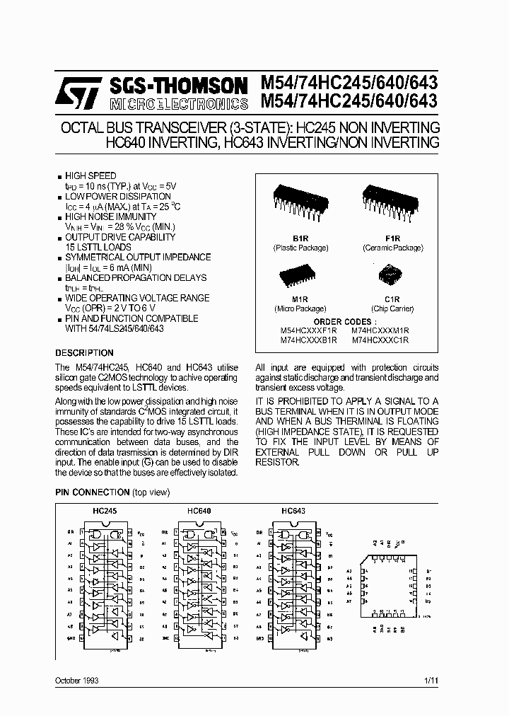 M74HC245_10534.PDF Datasheet