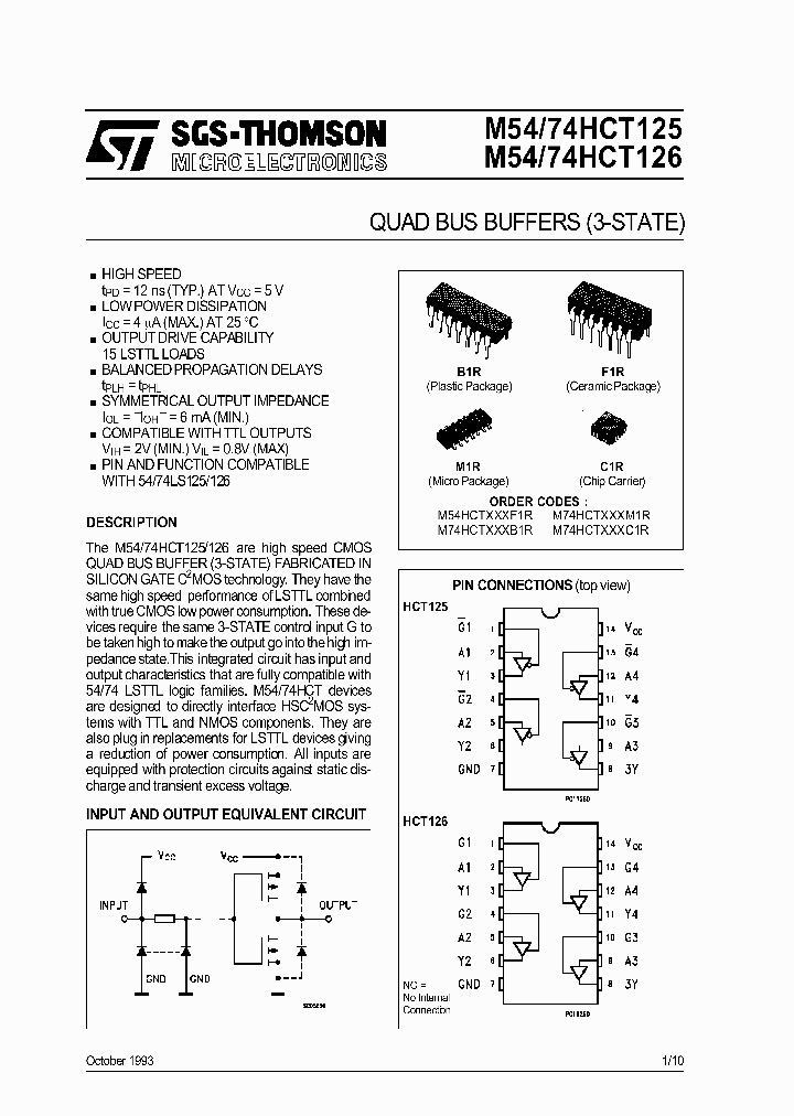 M74HC125B1_197563.PDF Datasheet