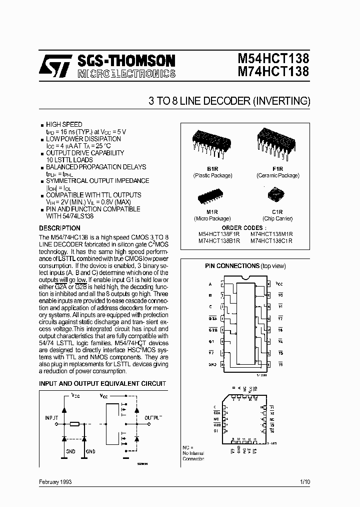 M74HCT138_177030.PDF Datasheet
