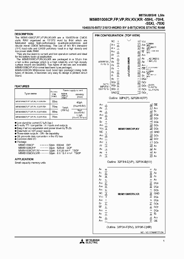 M5M51008KR-70XI_282736.PDF Datasheet