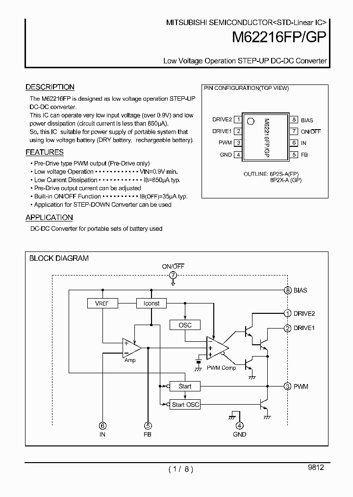 M62216GP_239412.PDF Datasheet