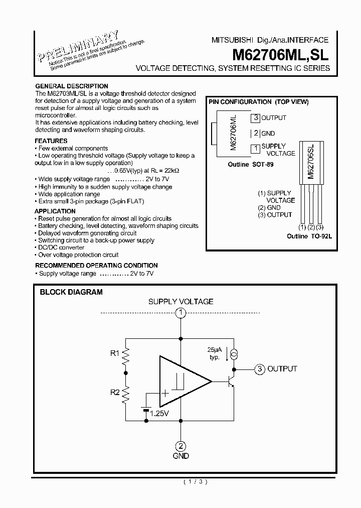M62706SL_209136.PDF Datasheet