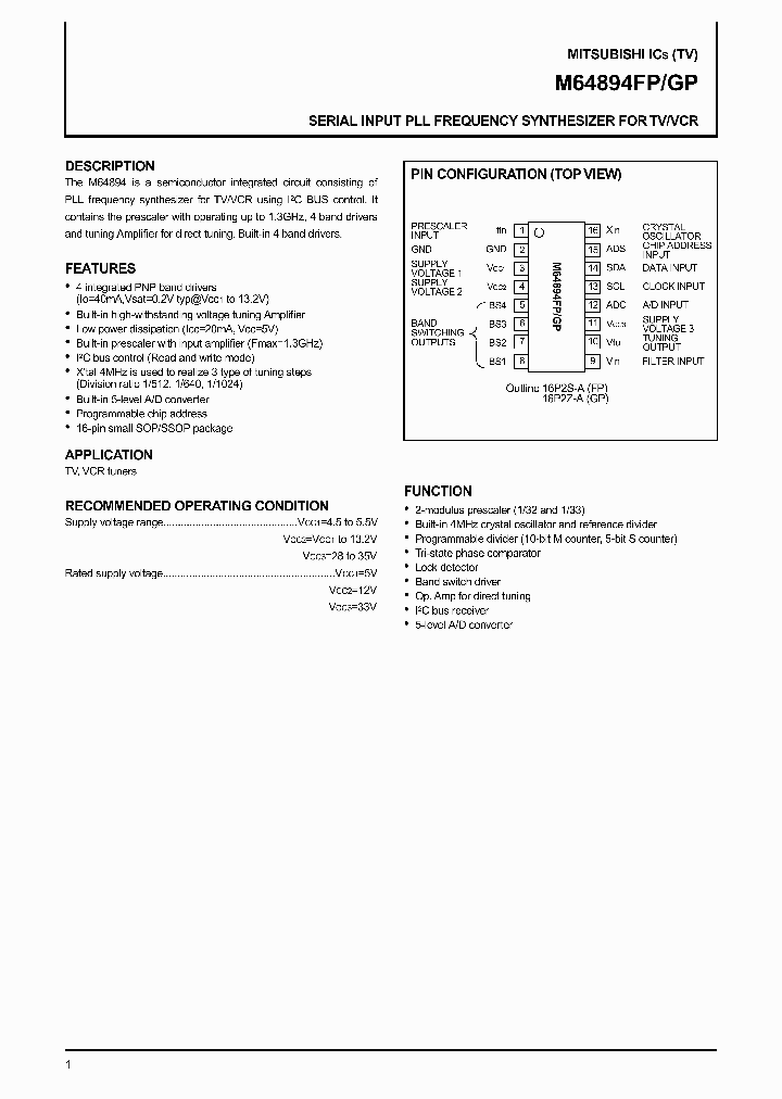 M64894GP_285563.PDF Datasheet